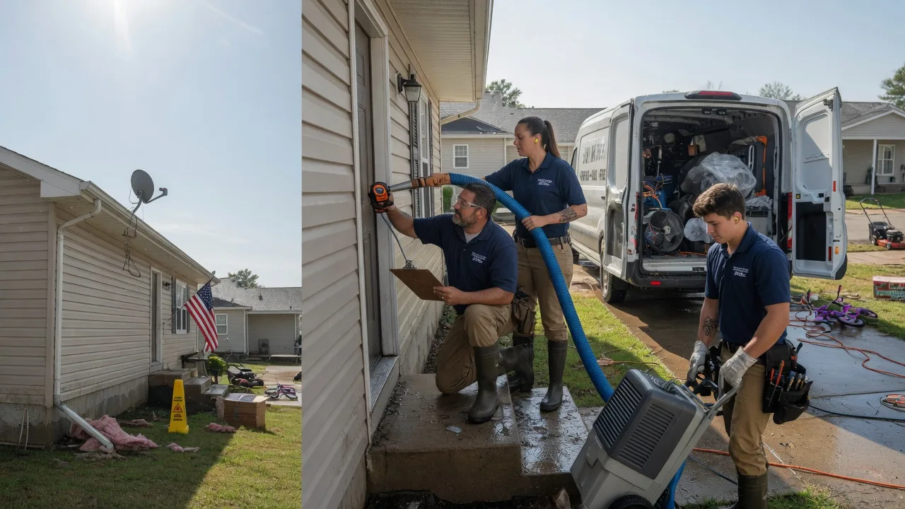 Ceiling Water Damage Restoration in Cleveland, AR near me